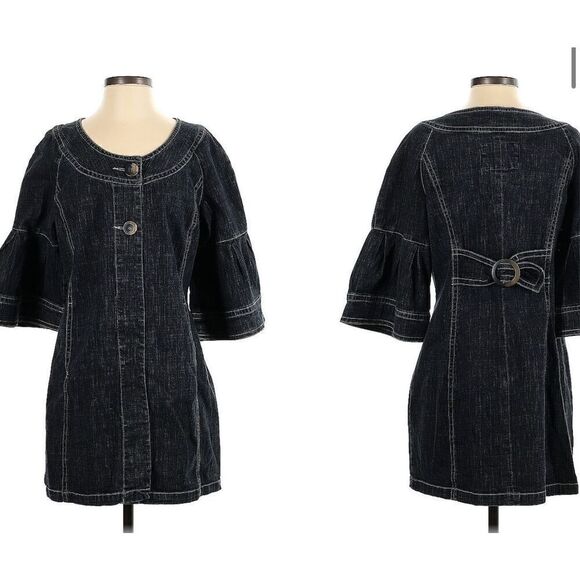 a.m.i denim stylish 3/4 sleeves Jacket size S NWOT - Picture 1 of 8